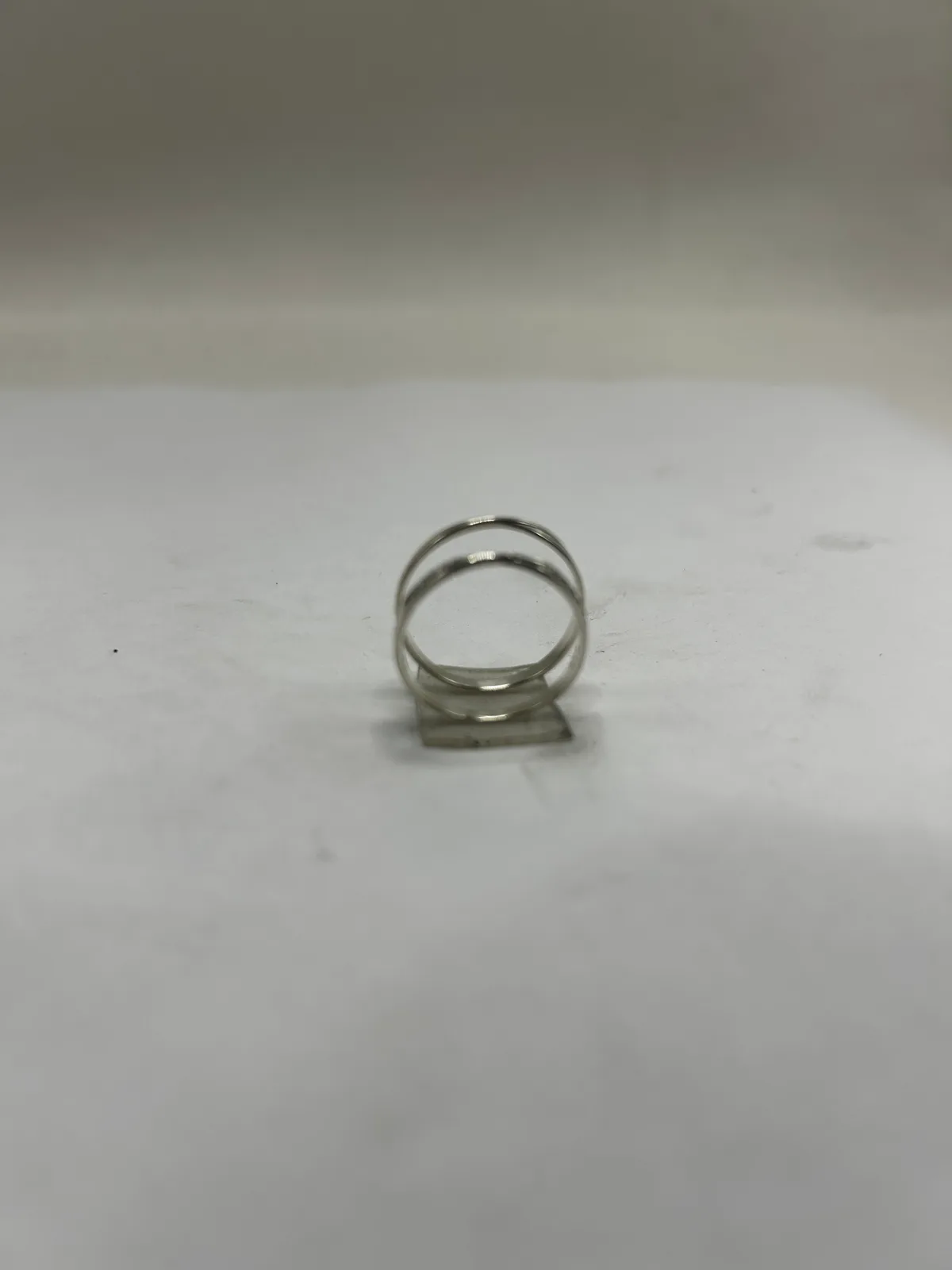 Aliança em Prata 925, 2mm Trançada e Cravejada